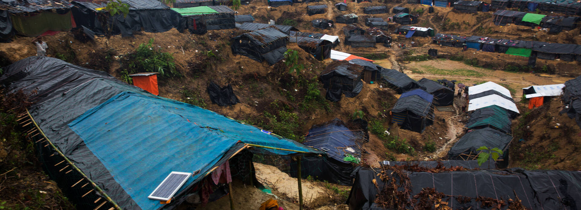 Geflüchtetencamp der Rohingya in Bangladesch