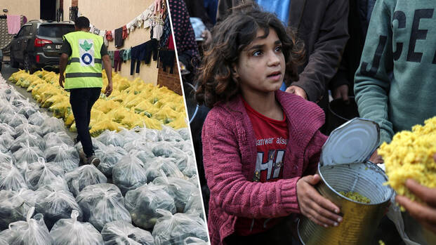 6 Monate Krieg in Gaza: Kinder müssen Schreckliches erleben. Unsere Teams verteilen Lebensmittel, warme Mahlzeiten, Wasser und Hygienepakete, wann immer es die prekäre Sicherheitslage zulässt