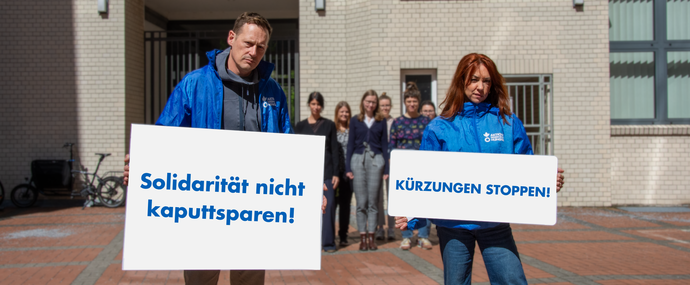 Solidarität nicht kaputtsparen– internationale Hilfe stärken!
