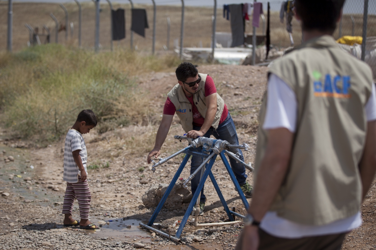 Flüchtlinge im Darashakran Camp