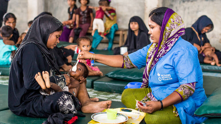 Aktion gegen den Hunger hilft Rohingya in Bangladesch