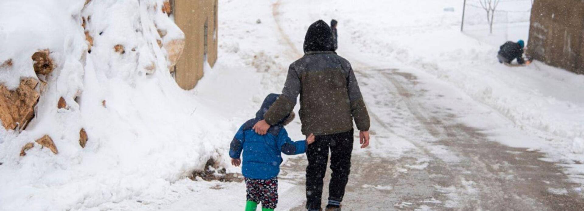 Syrische Geflüchtete leiden unter Temperaturen unter dem Gefrierpunkt.