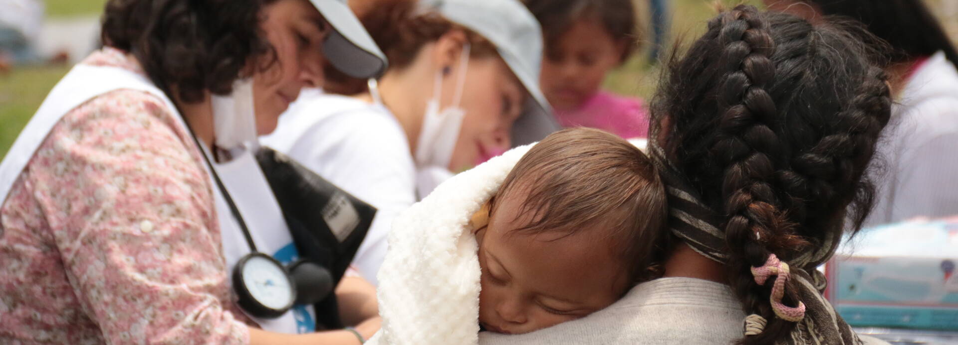 Medizinische Versorgung von Vertriebenen in Venezuela