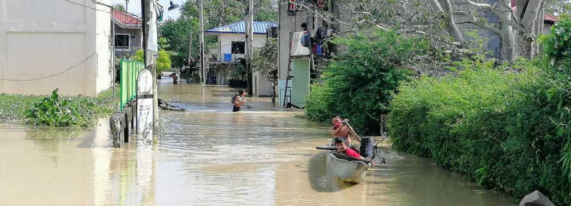 Überflutungen durch Taifun Vamco auf den Philippinen