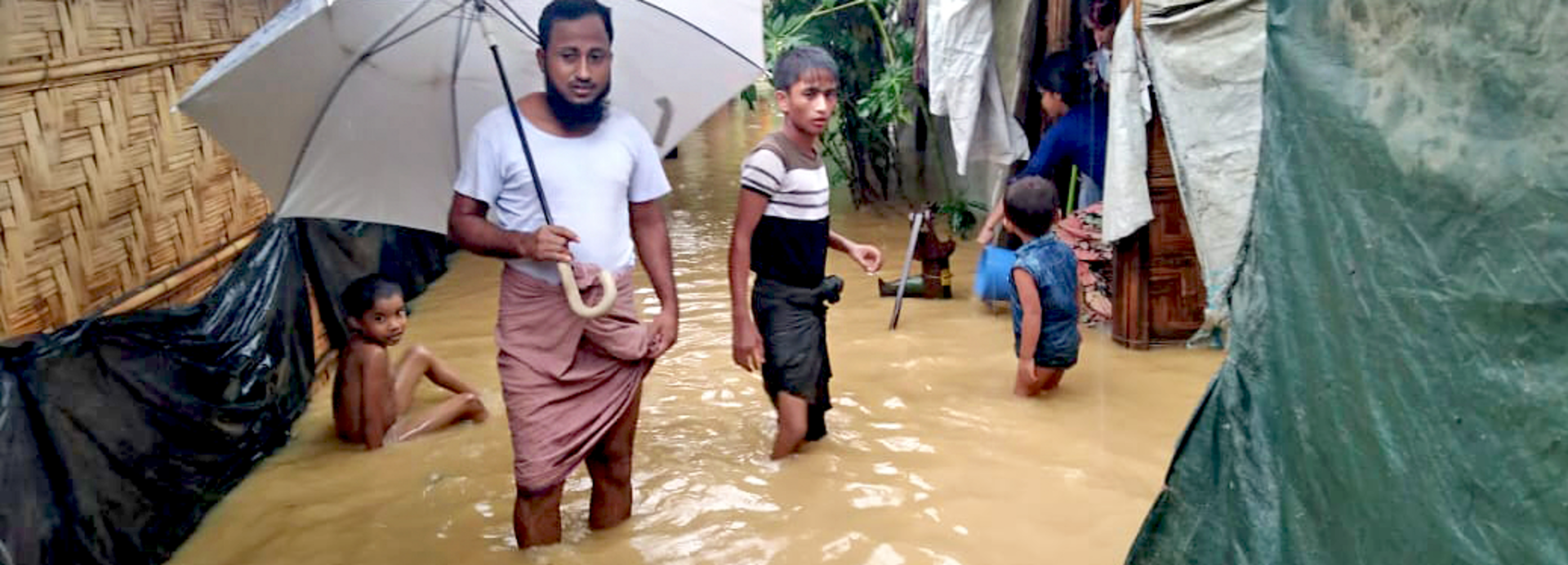 Überschwemmungen in Cox's Bazar Überschwemmungen in Cox's Bazar