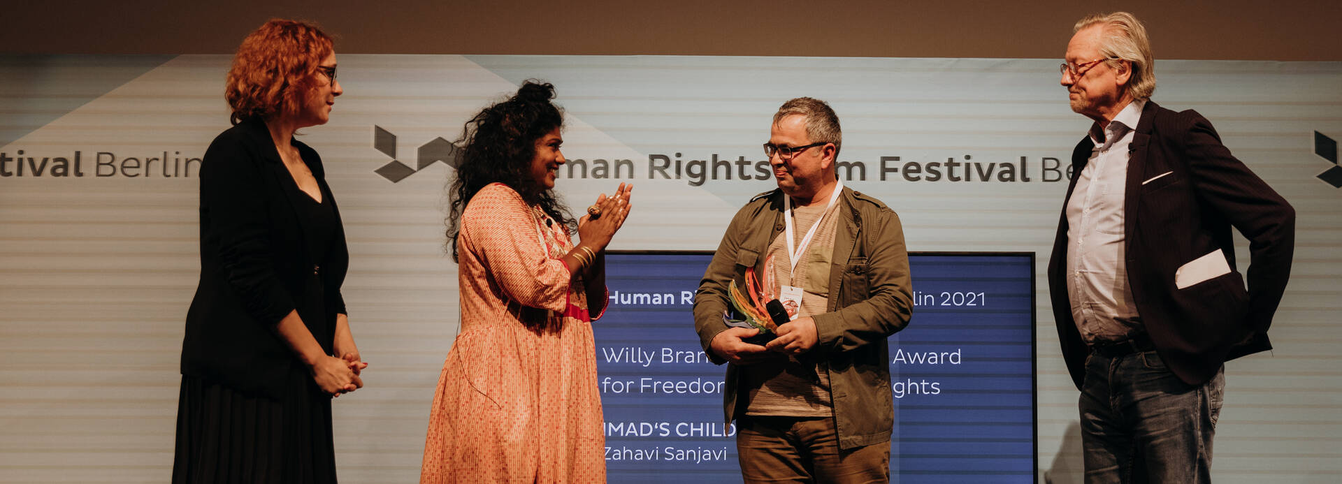 Verleihung Willy-Brandt-Dokumentarfilmpreis beim Human Rights Film Festival Berlin 2021