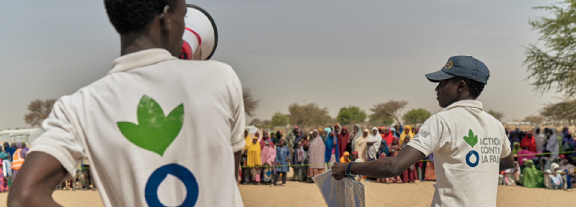 Mitarbeiter von Aktion gegen den Hunger in Tschad