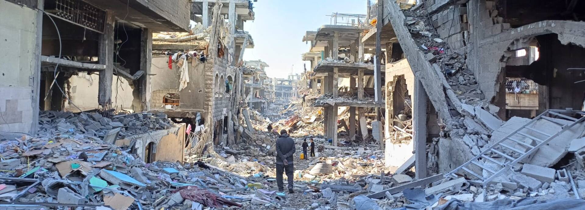 Zerstörte Gebäude in Gaza