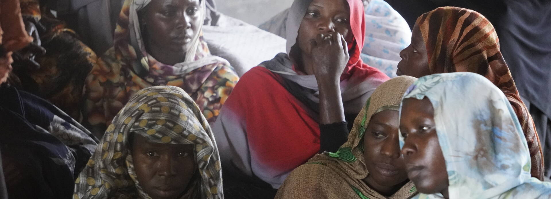 Mehrere Frauen im Sudan