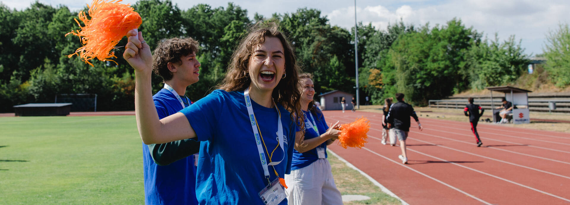 Mitarbeitenden von Aktion gegen den Hunger beim Spendenlauf