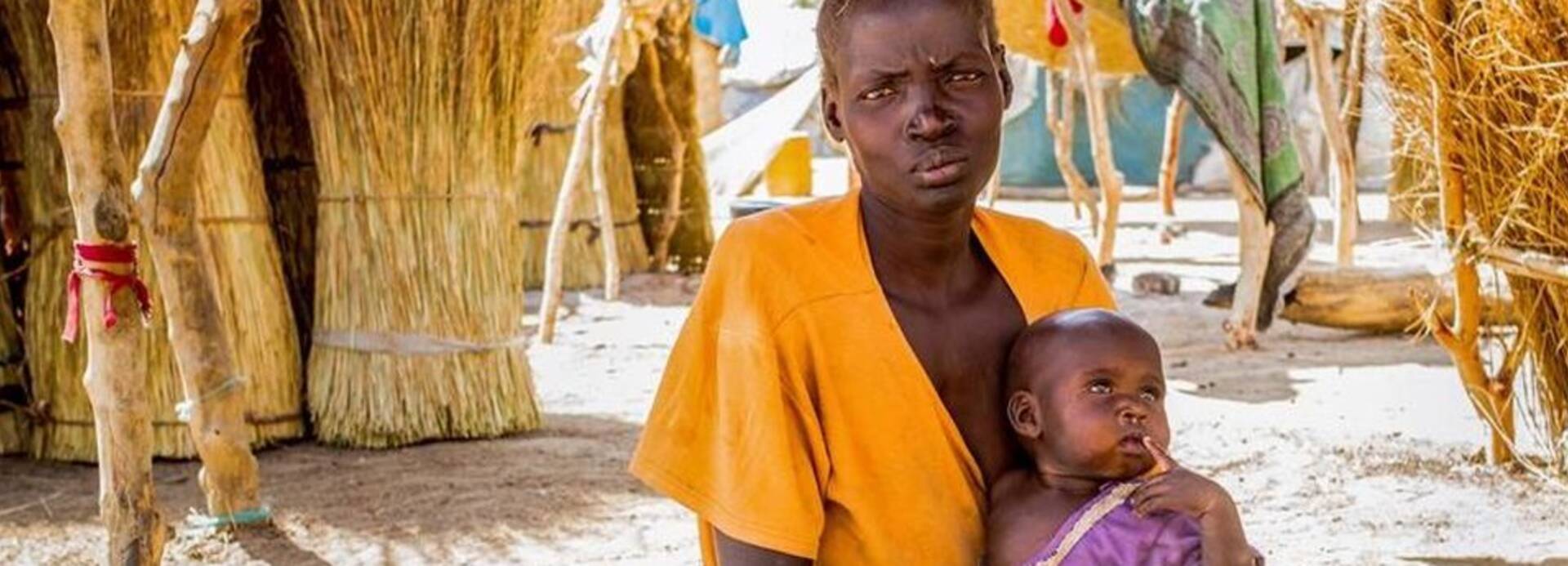 Mutter und Kind im Südsudan