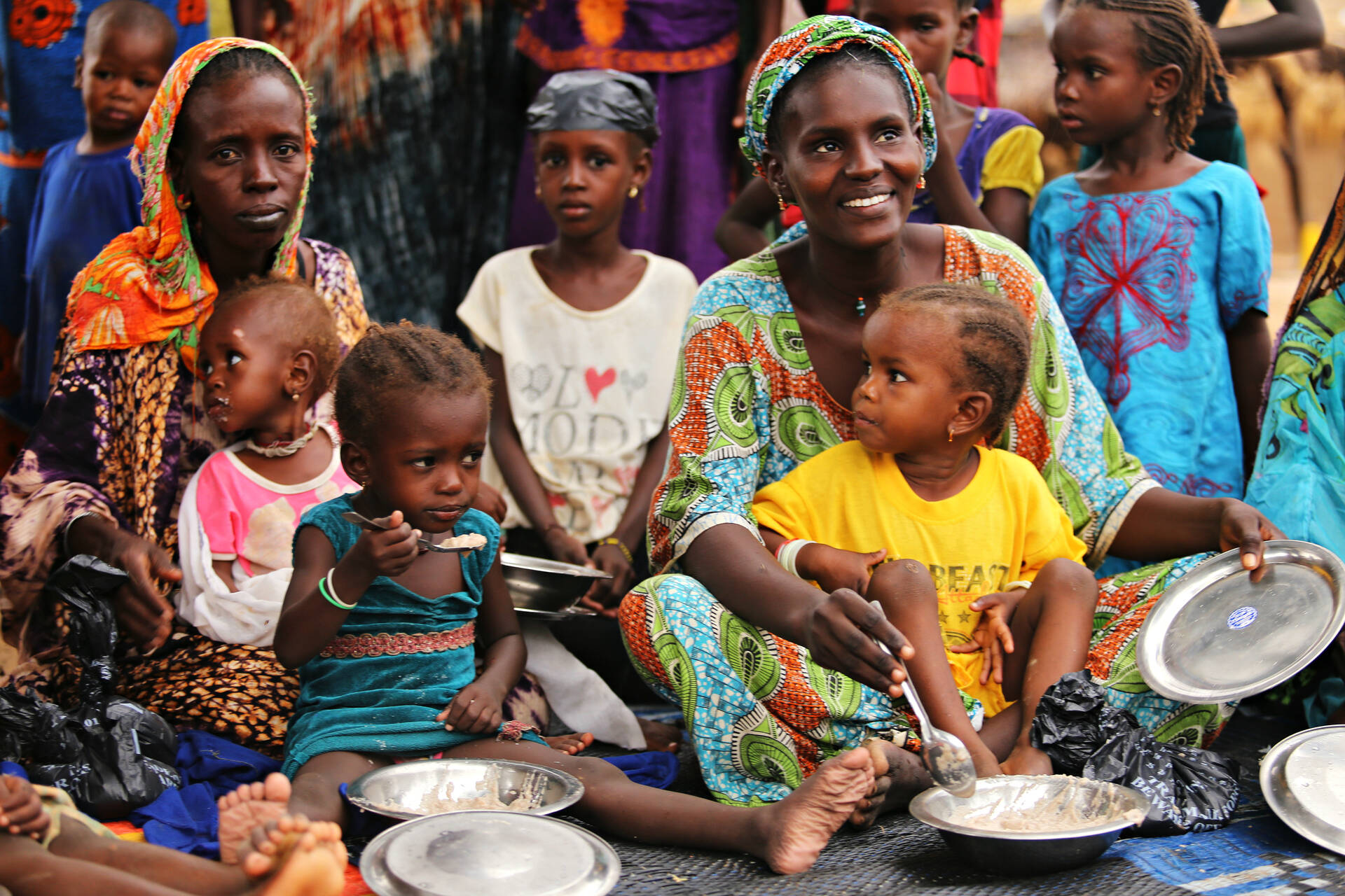 Ernährungsprogramm von Aktion gegen den Hunger im Senegal. Ernährungsprogramm von Aktion gegen den Hunger im Senegal.