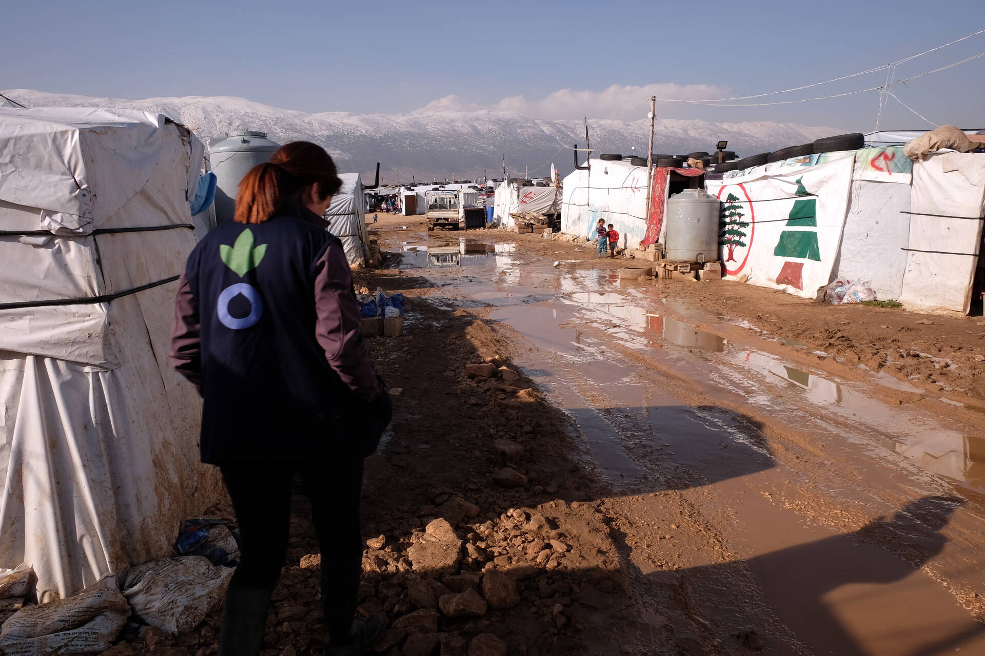 Aktion gegen den Hunger hilft Notleidenden durch den harten Winter im Libanon