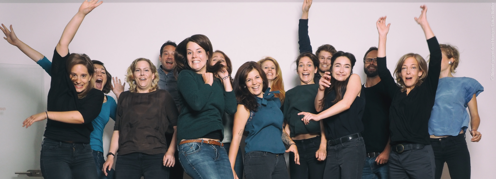 Das Team von Aktion gegen den Hunger. Das Team von Aktion gegen den Hunger.
