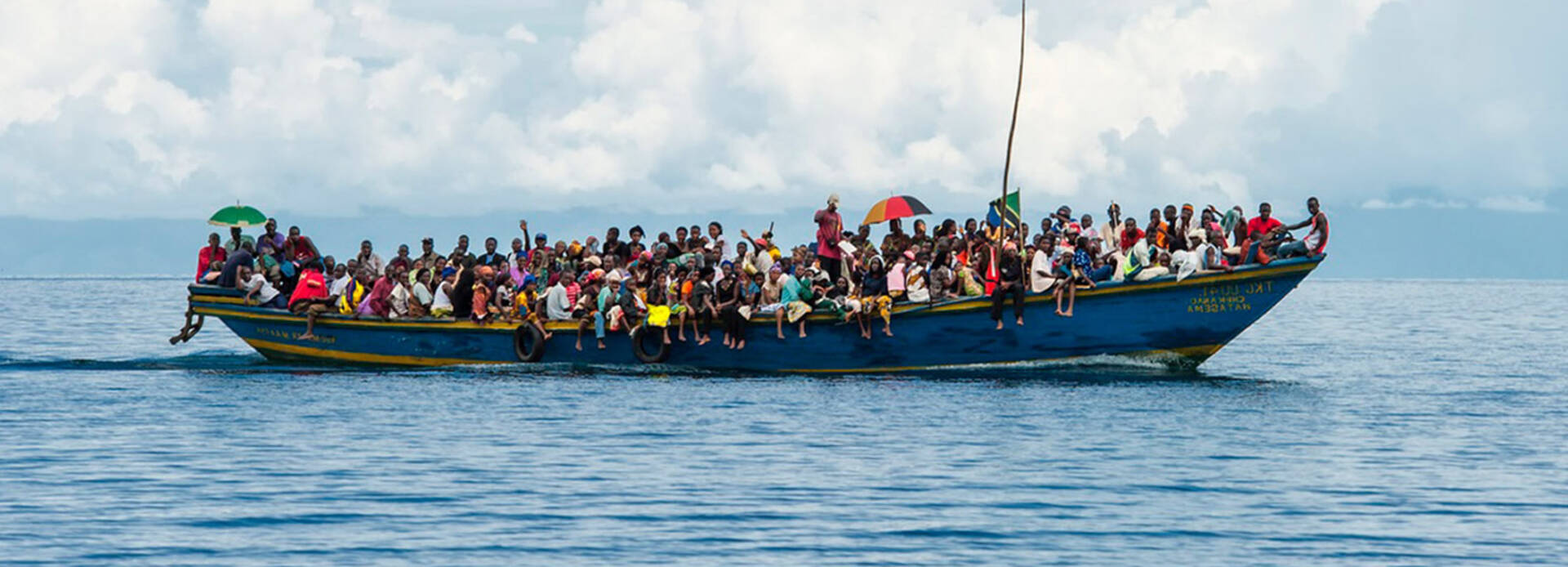 Geflüchtete auf dem Mittelmeer. Geflüchtete auf dem Mittelmeer.