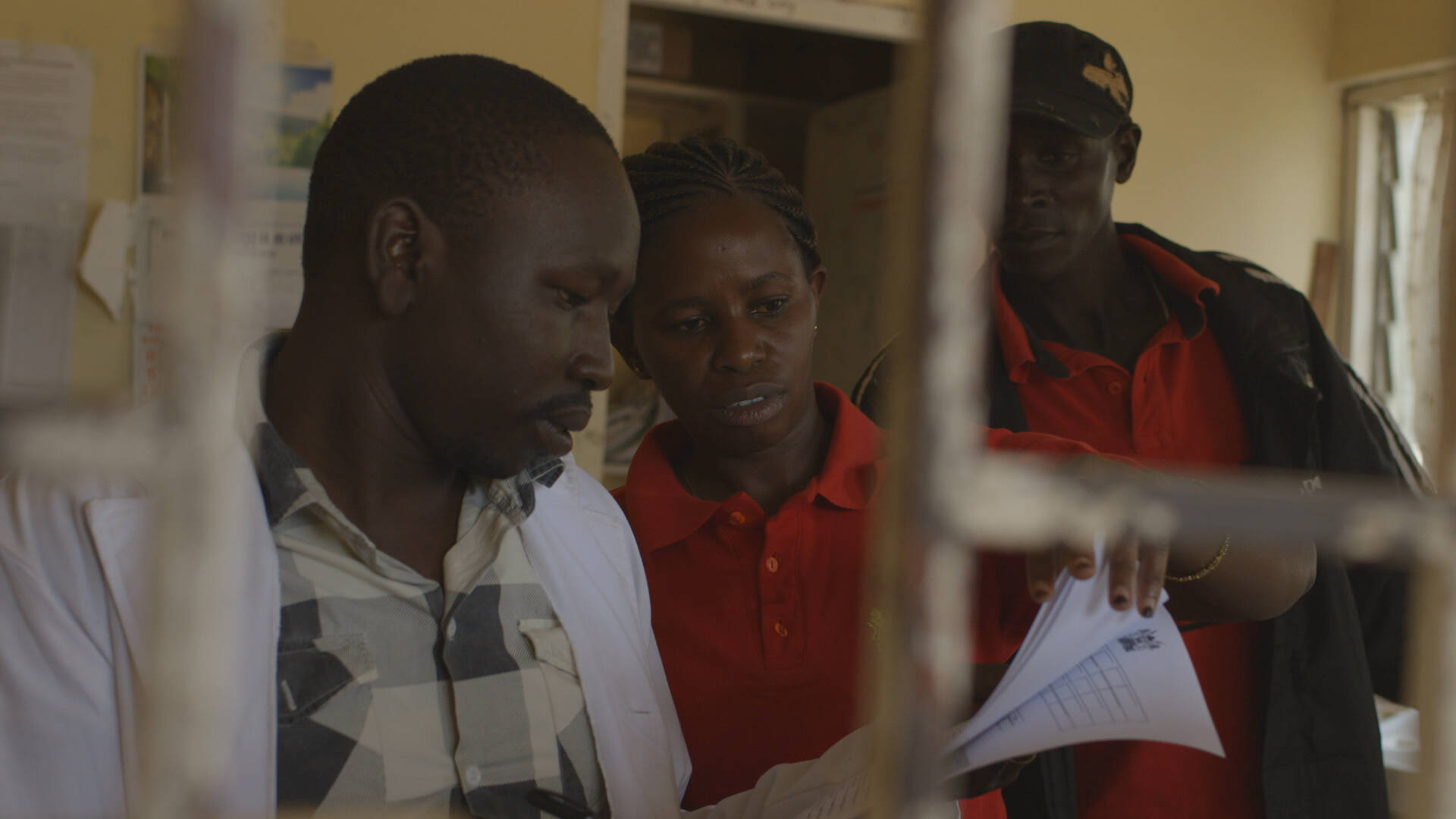 Lagebesprechung von Aktion gegen den Hunger in Kenia