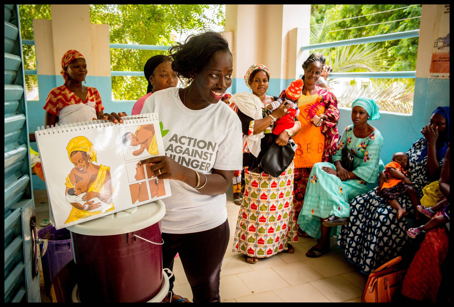 Stillberatung von Aktion gegen den Hunger im Senegal Stillberatung von Aktion gegen den Hunger im Senegal