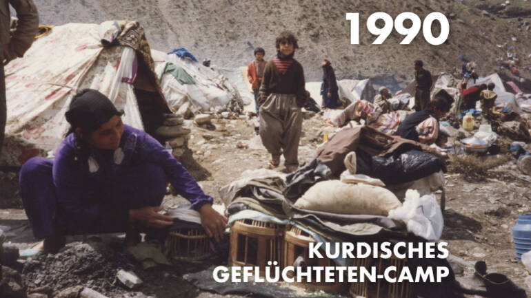 Kurdisches Geflüchteten-Camp