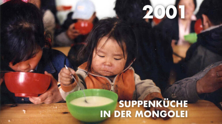Suppenküche in der Mongolei