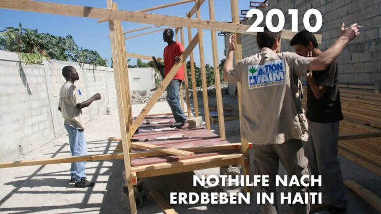 Nothilfe nach Erdbeben in Haiti