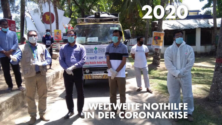 Weltweite Nothilfe in der Coronakrise