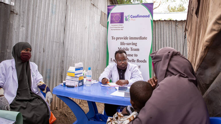 mobiles Team von Aktion gegen den Hunger in Afgooye, Somalia