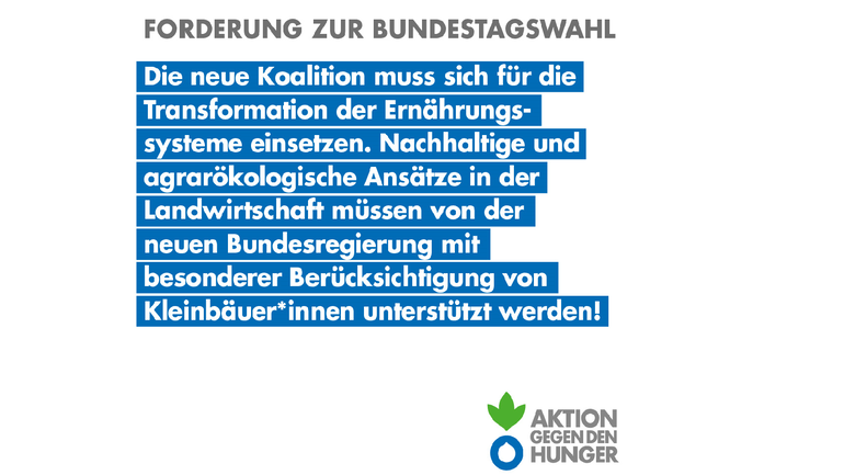 Forderung zur Bundestagswahl 2021