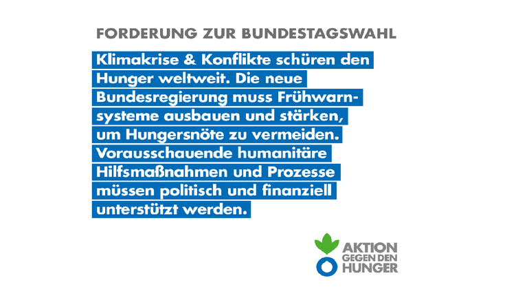 Forderung zur Bundestagswahl 2021