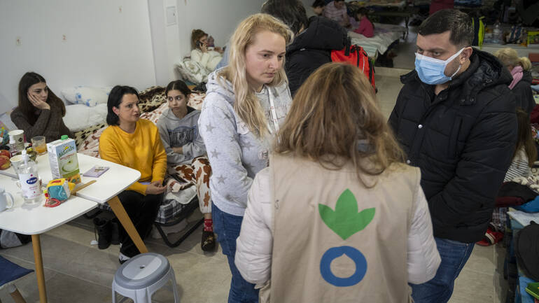 Aktion gegen den Hunger leistet psychologische Unterstützung für Menschen aus der Ukraine