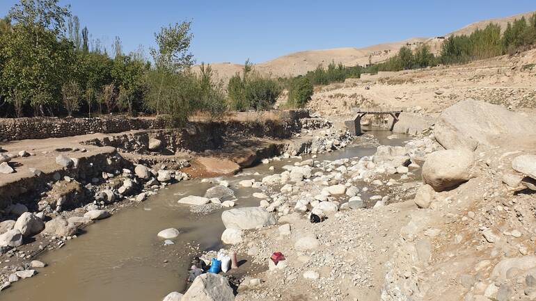 Ein Fluss in Afghanistan
