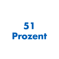 Text: 51 Prozent