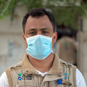 Bahaa, Mitglied unseres Teams im Jemen