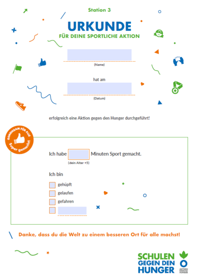 Sport-Urkunde
