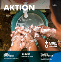 AKTION 01/2023 Titelbild mit sich waschenden Händen