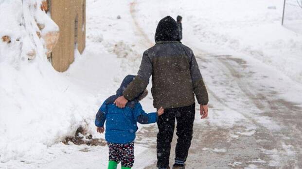 Syrische Geflüchtete leiden unter Temperaturen unter dem Gefrierpunkt.