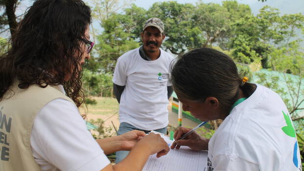 Mitarbeitende von Aktion gegen den Hunger in Guatemala