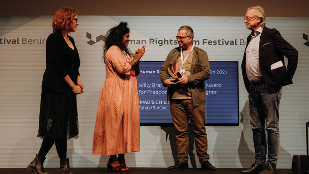 Verleihung Willy-Brandt-Dokumentarfilmpreis beim Human Rights Film Festival Berlin 2021