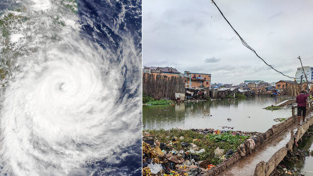 Anfang Februar 2022 hat der Zyklon Batsirai auf Madagaskar schwere Schäden angerichtet.