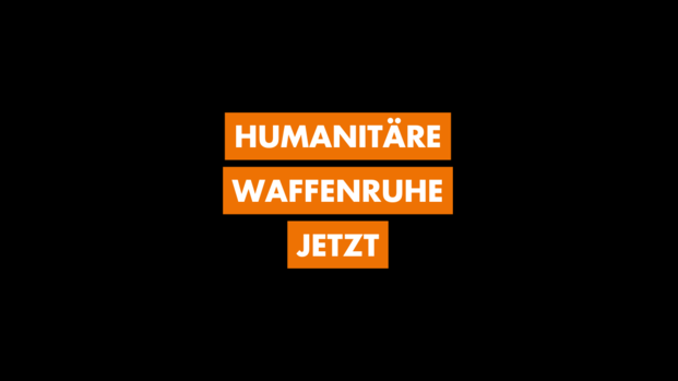 Humanitäre Waffenruhe jetzt