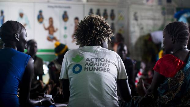 Eine Selbsthilfegruppe für psychische Gesundheit von Aktion gegen den Hunger in Äthiopien.