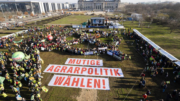 Wir haben es satt Demo in Berlin am 18. Januar 2025