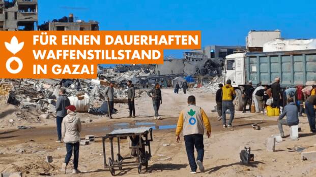 Für einen dauerhaften Waffenstillstand in Gaza!