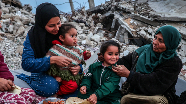 Collage Nothilfe Gaza