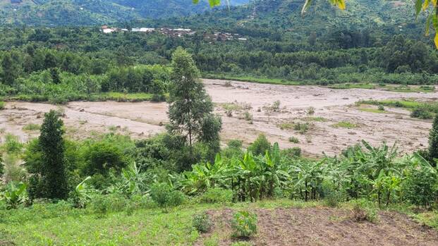 Überschwemmung im Kasese-Distrikt in Uganda – lokale Gemeinden sind regelmäßig von Flutrisiken betroffen