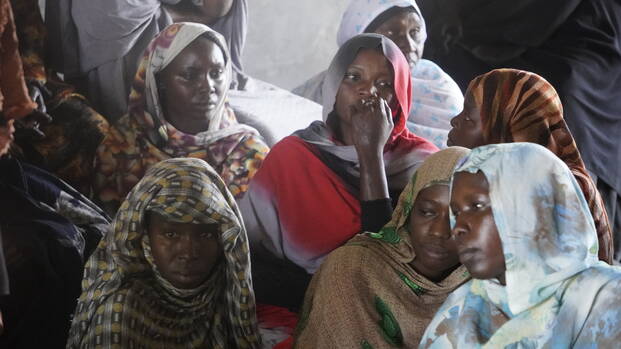 Mehrere Frauen im Sudan