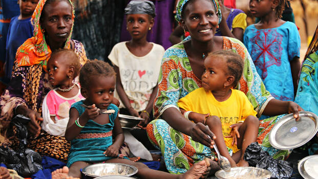 Ernährungsprogramm von Aktion gegen den Hunger im Senegal.