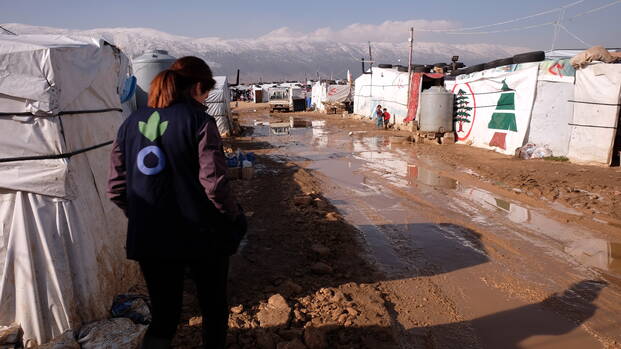 Aktion gegen den Hunger hilft Notleidenden durch den harten Winter im Libanon