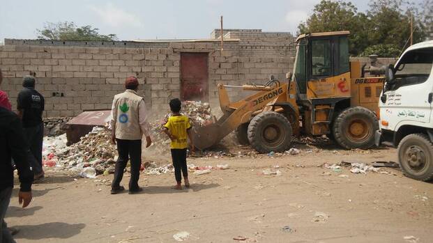 Aufräumaktion in Hodeidah