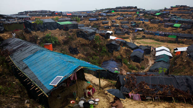 Geflüchtetencamp der Rohingya in Bangladesch